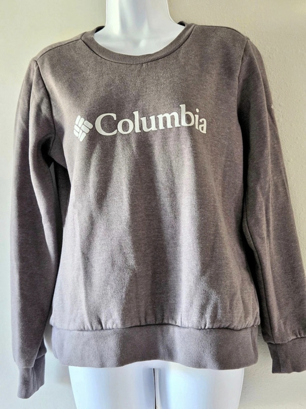 Columbia Brown Logo Sweatshirt Size Small